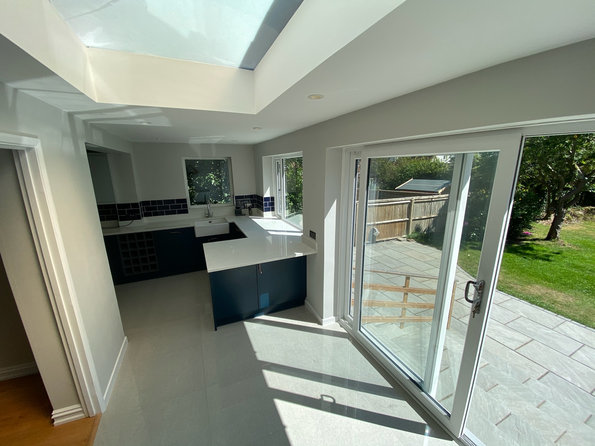 Kitchen extension and glazing works by Loyalty Construction