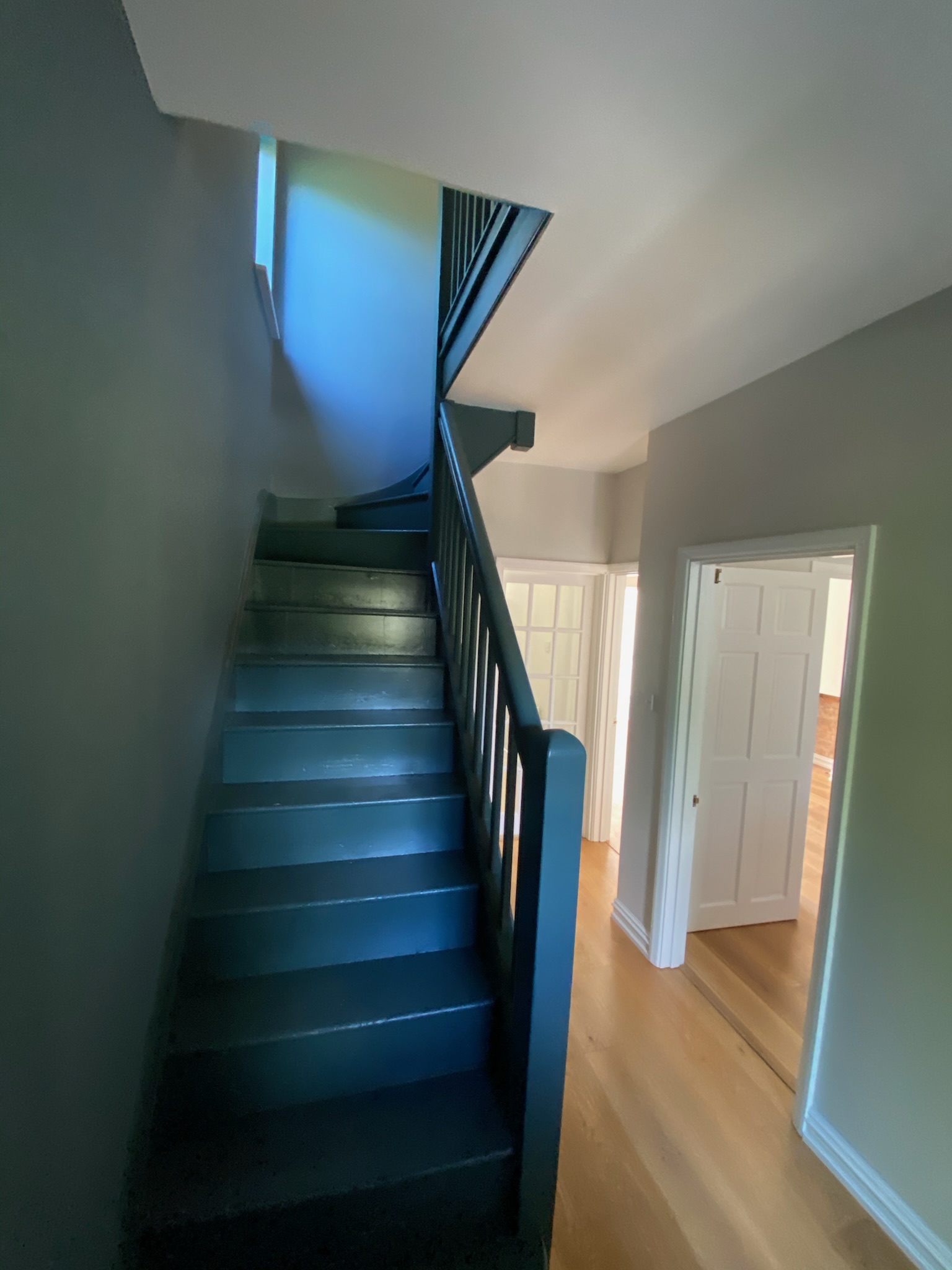 Painted staircase and interior refurbishment by Loyalty Construction
